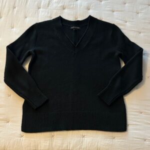 Banana Republic Black V-Neck Sweater